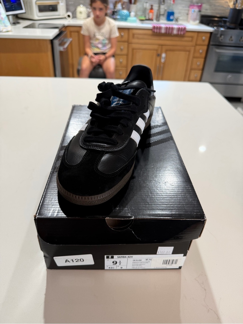 New adidas Black and White Low-Top Skate Shoe
